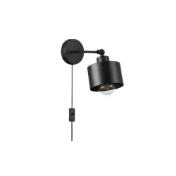   MasterLED Elza 1xE27 foglalatú állítható fekete színű fali lámpa