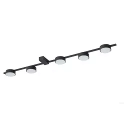   MasterLED Zola fekete színű mennyezeti lámpa keret 5xGX53-es foglalattal