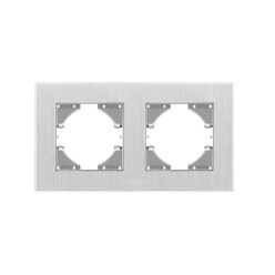   Videx Binera szürke színű alumínium dupla függőleges keret