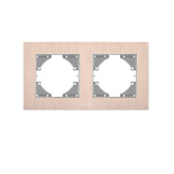   Videx Binera rosegold színű alumínium dupla függőleges keret