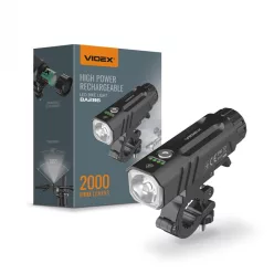   Videx LED kerékpár lámpa 5000K újratölthető akkumulátorral BA286