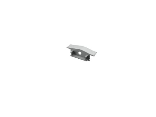 Ledprofiles szürke színű végzáró furattal LP301 aluprofilhoz
