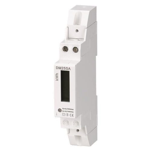 1 Fázisú digitális fogyasztásmérő sínre szerelhető 30A 220-240V