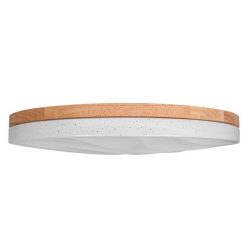   MasterLED XUDO 72W 3000-6500K 500x85 mm valódi fa/fehér színű mennyezeti lámpa távirányítóval