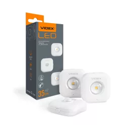   Videx 2 db LED-es lámpa mágneses hátlappal és mozgásérzékelővel 3000-6500K