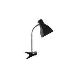   Strühm Kati fekete színű E27-es foglalatú csiptetős asztali lámpa