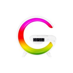   MasterLED QI 5W-os RGB, újratölthető asztali lámpa beépített hangszóróval