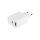MasterLED gyorstöltő 20 W-os 1 x USB-C  1 x USB-A fehér adapter