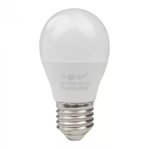 EcoLight Golf E27-es foglalatú 10 W-os  6500K  900 lm  LED izzó