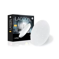   Lagoon Skinande 72 W-os ø600 mm kerek natúr fehér mennyezeti lámpa IP44-es védettségű