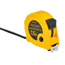 Crownman 7 5m X25mm acél mérőszalag