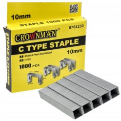 Crownman Kárpitós Tűzőgép Kapocs 0.7x10mm 1000 db