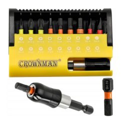 Crownman 18 db-os Bit Fej Készlet