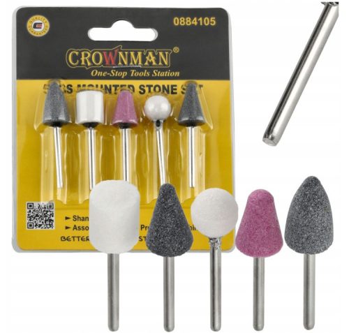 Crownman 5 db-os Mini Csiszoló Fej