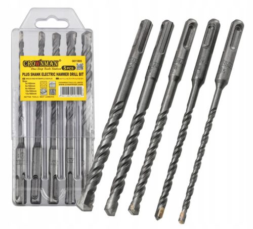 Crownman 5 db-os Betonfuró Szár Sds+