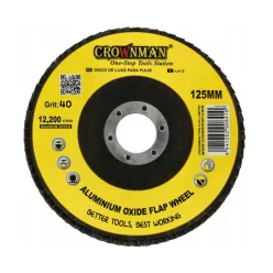 Crownman Lamellás Csiszoló Korong 125mm P40