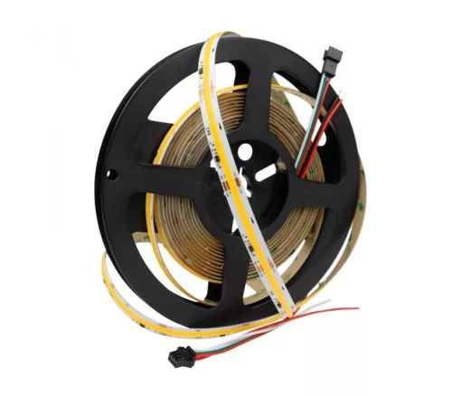 EcoLight COB Digitális Led szalag hidegfehér 855 lm/méter  9 W/méter  12 V  IP20  5m / tekercs