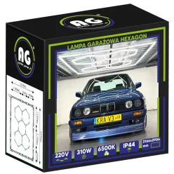   Berge Hexagon LED Garázsvilágító, 310W 2166x2906mm, 6500K