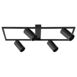 MasterLED Bumo GU10 foglalatú  4es fekete mennyezeti lámpa