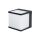 MasterLED Cube-2, fekete oldalfali lámpa, GX53-es foglalattal
