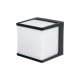 MasterLED Cube-2, fekete oldalfali lámpa, GX53-es foglalattal