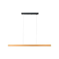  MasterLED Presto 30W-os, 120 cm-es fa anyagú függesztett mennyezeti lámpa