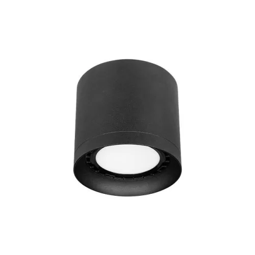 MasterLED AR111 felületre szerelhető lámpatest, kerek, 110x118, IP20, fekete GU10-es foglalattal