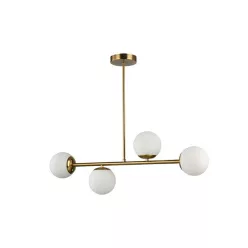   MasterLED Bali 75 cm-es arany színű függesztett mennyezeti lámpa, E27-es foglalattal