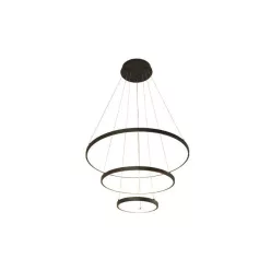 MasterLED Coma LED csillár 20/40/60cm 77W fekete