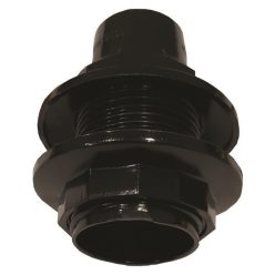 E14-es fekete műanyag  csillár foglalat 220-240V
