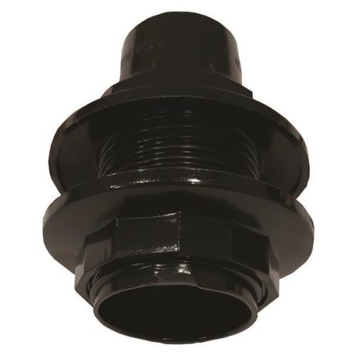 E14-es fekete műanyag  csillár foglalat 220-240V