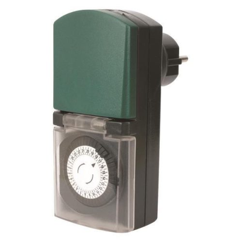 Kültéri időzítős mechanikus kapcsoló napi 16A/220-240V IP44