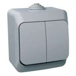 CEDAR PLUS Csillárkapcsoló, IP44, szürke (105)
