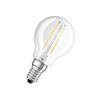 LED lámpa P45 kisgömb gömb filament 2.5W- 25W E14 250lm 827 220-240V AC 15000h LEDPCLP25 LEDVANCE - 4058075590472