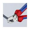 Oldalcsípő fogó 62HRC max.d4/2,8/2mm hosszított vágóél piros-kék normál 160mm KNIPEX - 7002160