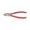 Oldalcsípő fogó műanyaghoz piros szigetelés normál 160mm KNIPEX - 7201160